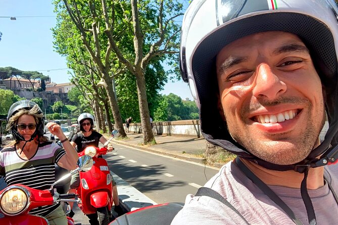 Guided Vespa Tour of Rome – Ride a Vespa with a Local Guide - Castel Sant’Angelo and the Tiber setting