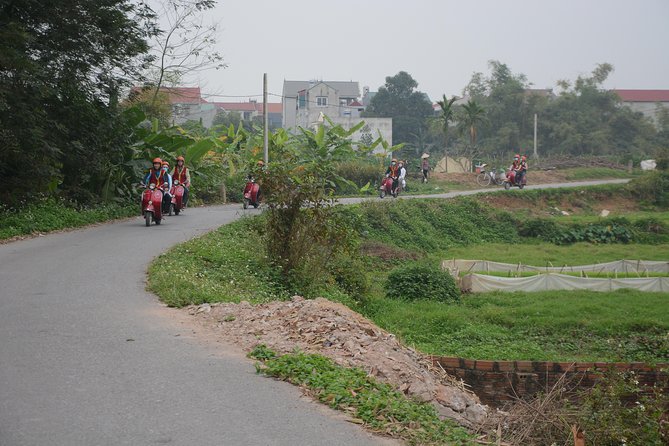 Hanoi Back Street Vespa Tours: Full Day Vespa Tours - Walking beside Hanoi’s historic railway tracks