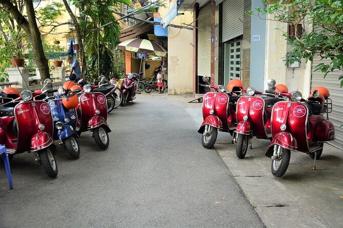 Hanoi Back Streets Vespa Tours: Hanoi Vintage Vespa Tours City - Red River farms and the calmer side of West Lake