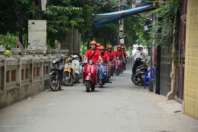 Hanoi Back Streets Vespa Tours: Hanoi Vintage Vespa Tours City - Huu Tiep Lake and the B-52 remains