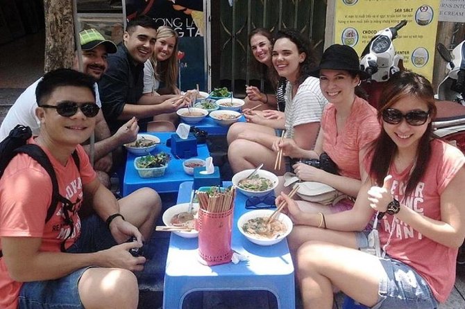 Hanoi City Street Food Night Tour by Motorscooter - Street food around central Hanoi