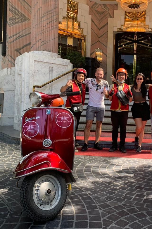 Hanoi: Food and Sightseeing Vespa Tour with 7 Tastings - Southern Beef Noodle Salad in a Northern City