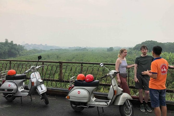 HANOI MUST SEE SITES Vespa Tour - Huu Tiep Lake and the downed B-52