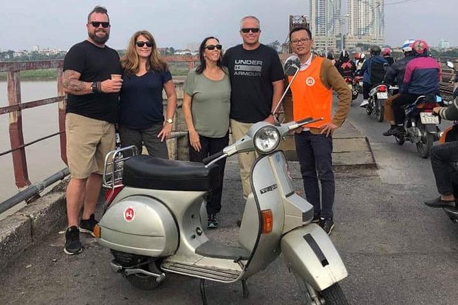 HANOI MUST SEE SITES Vespa Tour - Long Bien Bridge and the Red River