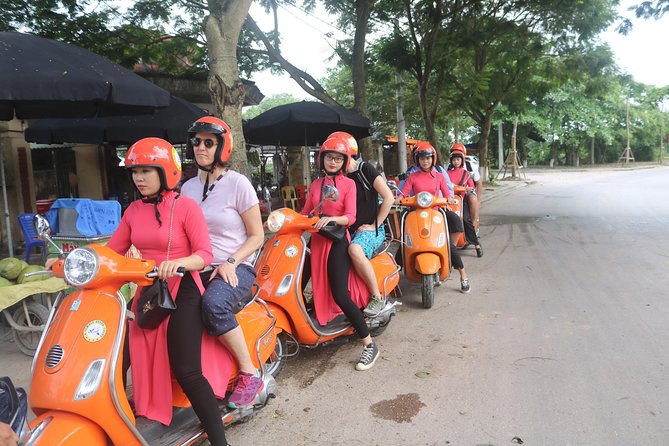Hanoi Vespa Full Day City & Countryside with Female Ao Dai Riders - Four hours around Co Loa and the Red River countryside