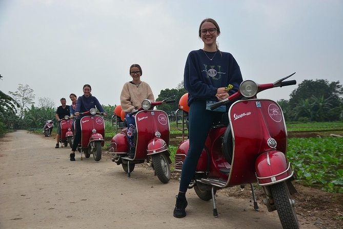 Hanoi Vespa Tours: Full Day Hanoi City & Countryside Vespa Tours - Huu Tiep Lake and the B-52 remains