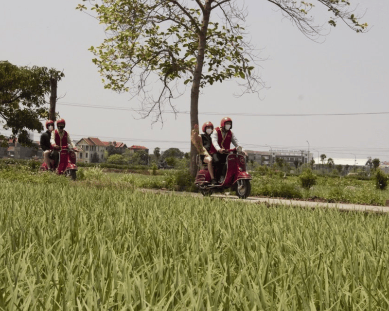 Hanoi Vintage Vespa Tours: A Half-Day Countryside Adventure - Lunch, Hanoi flavors, and egg coffee
