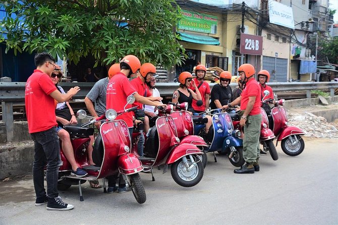 Hanoi Vintage Vespa Tours: HISTORY +FOOD + CULTURE + SIGHT + FUN - Vietnamese Food at the End of the Ride