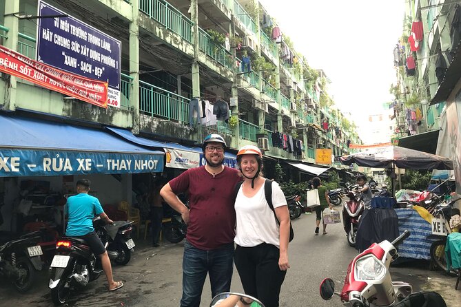 HCM city Chinatown Landscape, Beliefs & ghost tour by scooter - The ride through Ho Thi Ky Flower Market