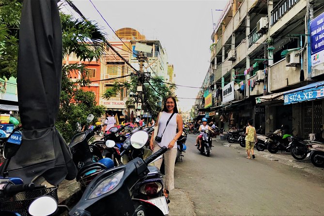 Ho Chi Minh city Street Food by scooter tour | female driver - Inside the 1968 apartment building