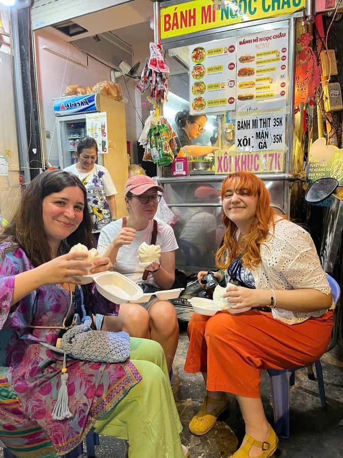 Ho Chi Minh: Local Food Tour by Scooter with Vegan Option - Stop two: Vietnamese pizza and the rhythm of street food