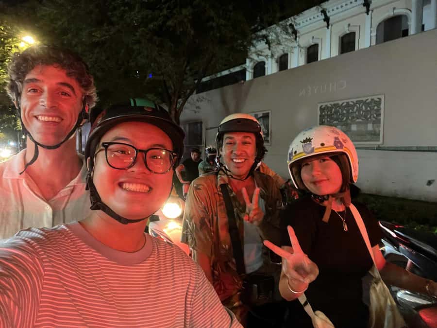 Ho Chi Minh: Local Food Tour by Scooter with Vegan Option - Stop one: warm noodle soup at a family restaurant