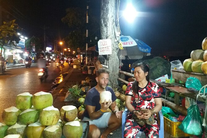 Ho Chi Minh - Vietnamese Vegan Food Experience By Scooter - Lantern Street and the floating market
