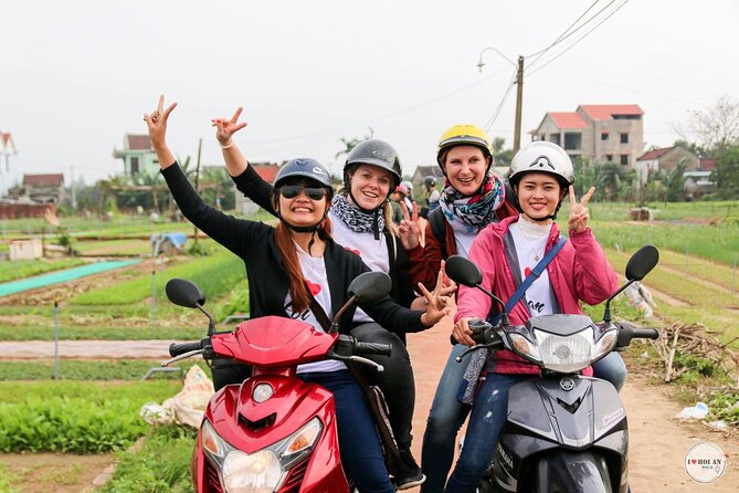 Hoi An Countryside Tour By Scooter With Lady Bikers - Cam Thanh Coconut Village: a basket boat ride