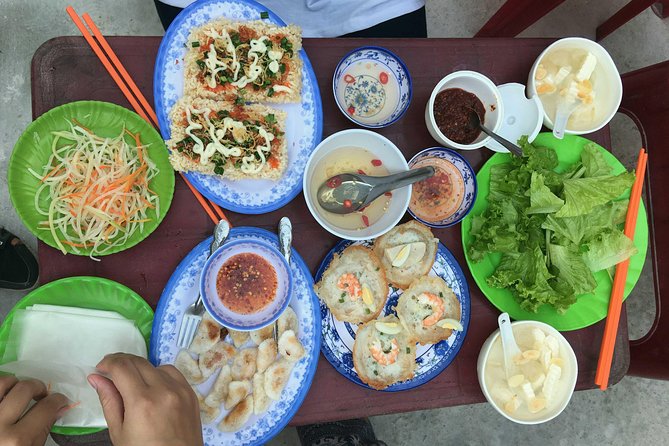 Hue Street Food Tour At Night By Scooter - The khot cake stop turns dinner into a hands-on activity