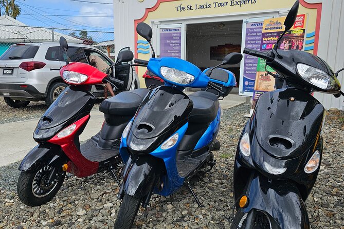 iRide Caribbean 50cc Scooter Rental - Starting in Rodney Bay and getting your bearings