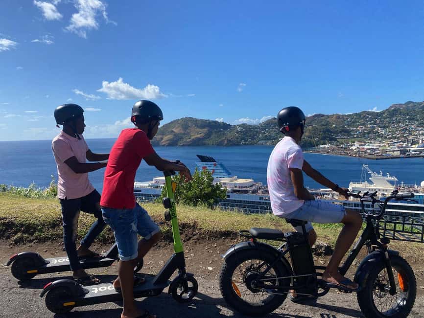 Kingstown: Small Group Electric Scooter City Tour - Starting at the Kingstown cruise pier