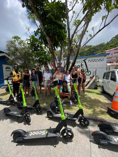 Kingstown: Small Group Electric Scooter City Tour - The Botanical Gardens and their 1765 roots