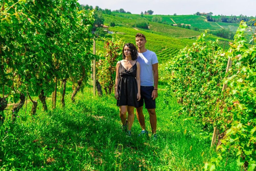LANGHE : Vespa Tour to the Wine Region of Barolo - One hour in Barolo, the wine town at the center