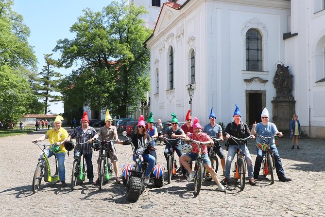 Live-Guided 180 min Glorious e-Scooter and eBike tour - The Jewish Quarter, Old Town Hall, and Old Town Square
