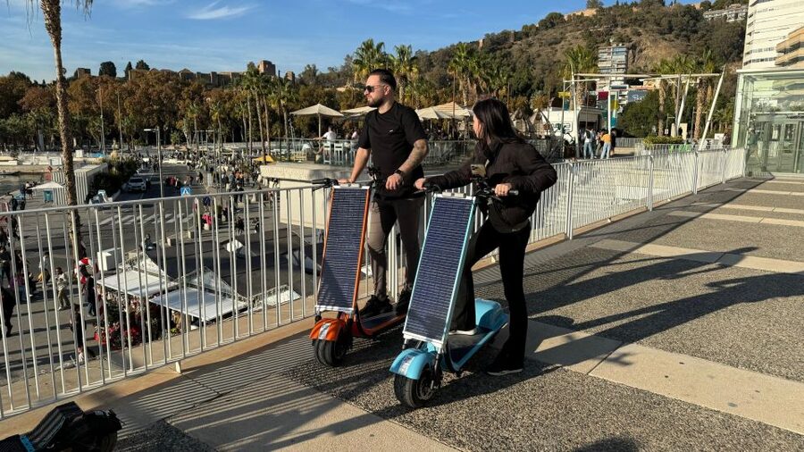 Malaga: Explore Malaga on a Electric Scooter - What the solar scooter adds