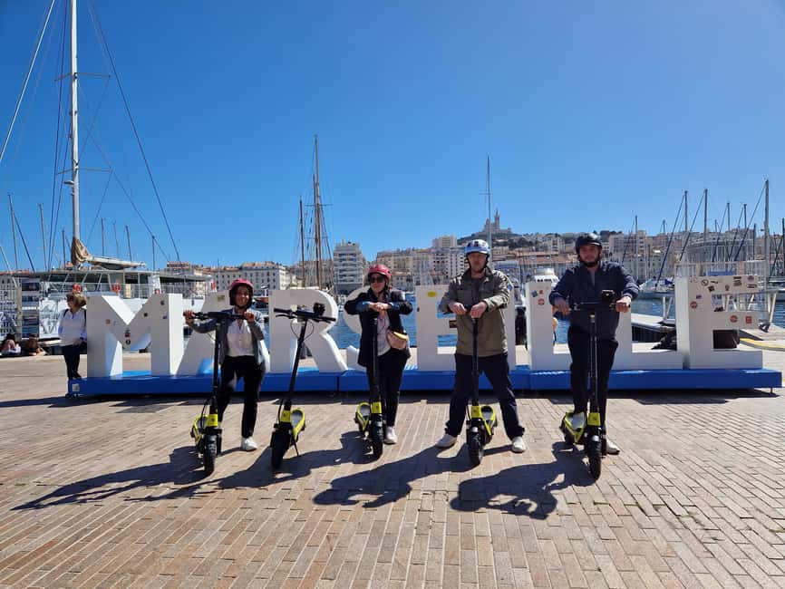 Marseille: Self-Guided Smartphone Tour by E-Scooter - Starting at the Vieux Port with a short safety lesson