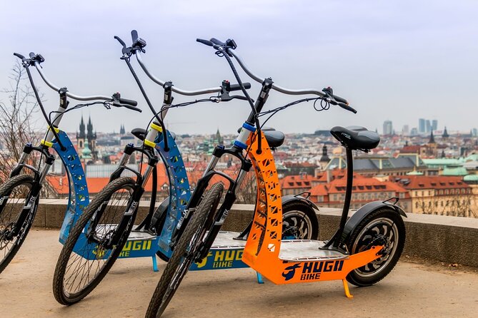 Medieval Prague - E-Bike / E-Scooter City Tour - Letna Park and the Prague Metronome