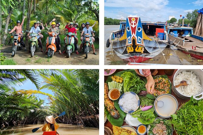 Mekong Wheels & Waters: Scooter, Sailboat, and Savory Food - Riding a motorbike through Ben Tre’s coconut country