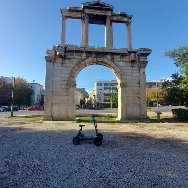 Modern Athens Electric ATV Scooter Tour - Presidential Mansion, Parliament, and the guards