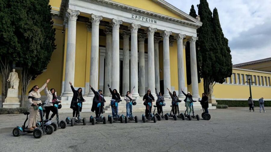 Modern Athens Electric ATV Scooter Tour - Riding through the Roman chapter of Athens