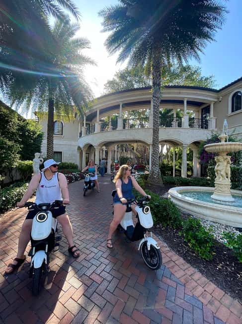 Naples Florida: Downtown Electric Moped Tour - Fun For All - Port Royal and Naples’ giant property prices