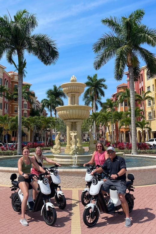 Naples Florida: Downtown Electric Moped Tour - Fun For All - Palm Cottage, Fifth Avenue South, and Tin City