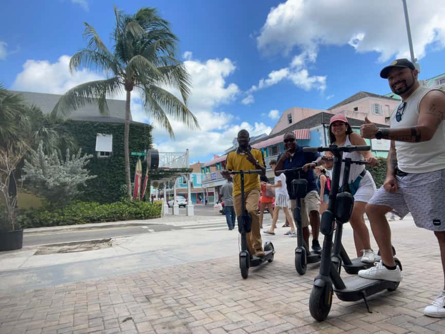 Nassau: E-Scooter Tour with Food Tasting and Local Drinks - Key details before you book