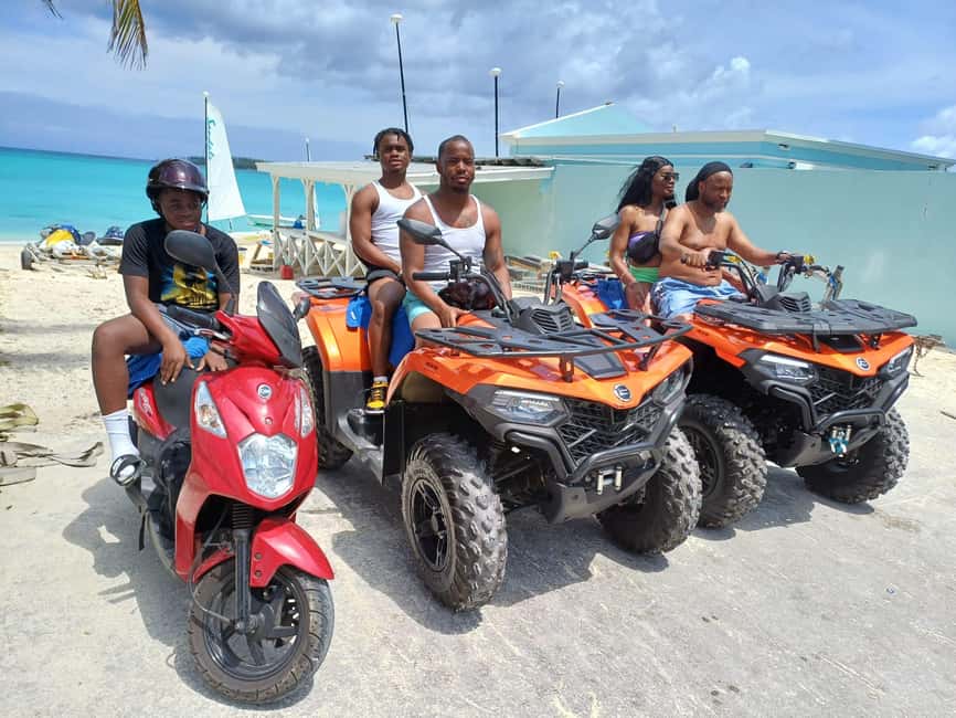 Nassau: Guided Scooter/ATV Rental or Tour w/Beach Day Bundle - What this Nassau outing is trying to combine
