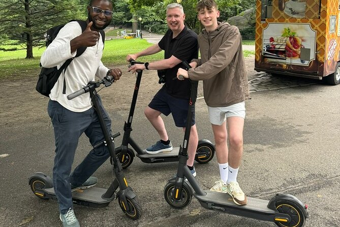 New York Central Park Guided Electric Scooter Tour - Balto and SummerStage add local character