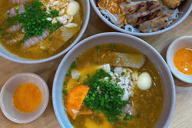 Nha Trang Local Food Tasting and Sightseeing Tour By Scooter - Starting with crab or fish noodle soup on Phan Chu Trinh Street