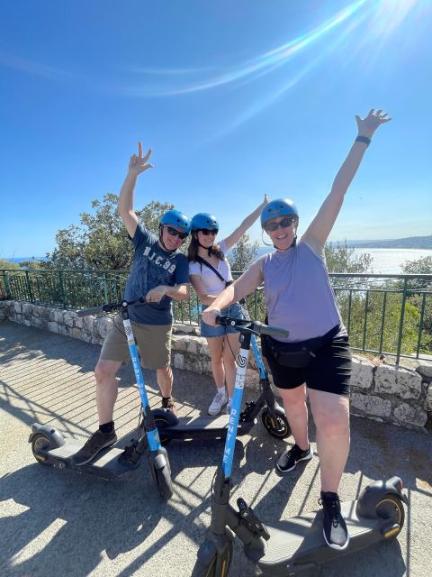 Nice: 1h30 E-scooter highlights tour - Port Lympia and Nice’s harbor character