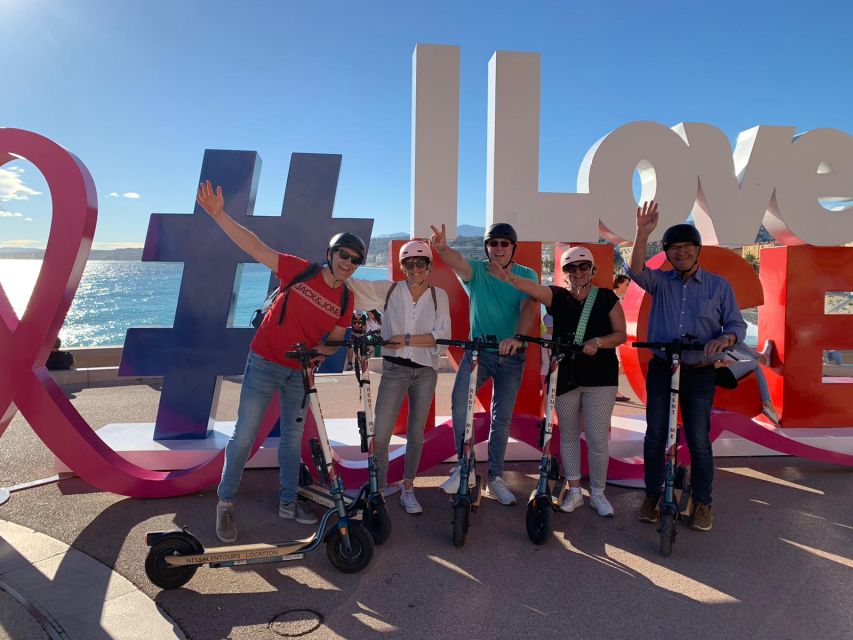 Nice: Must-Sees Electric Scooter Tour - Place Massena and the Paillon garden