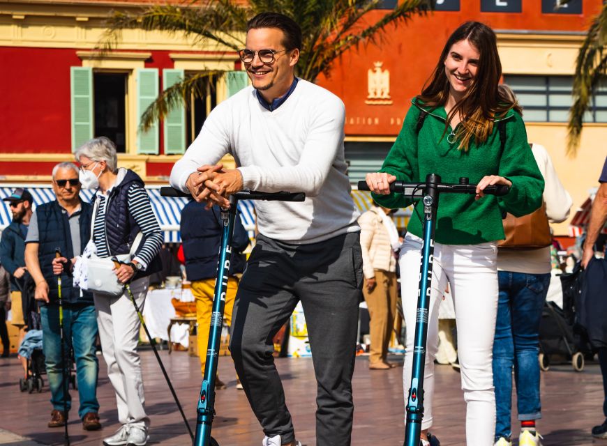 Nice: Must-Sees Electric Scooter Tour - Place Garibaldi and a change of scene
