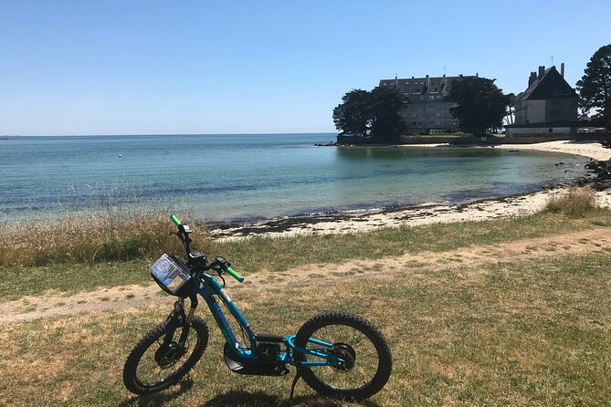 Off-road electric scooter-2h30 guided by GPS- "Carnac" - What this Carnac scooter ride actually offers