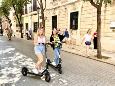 Palma: Guided 1.5 H city tour on Electric scooter