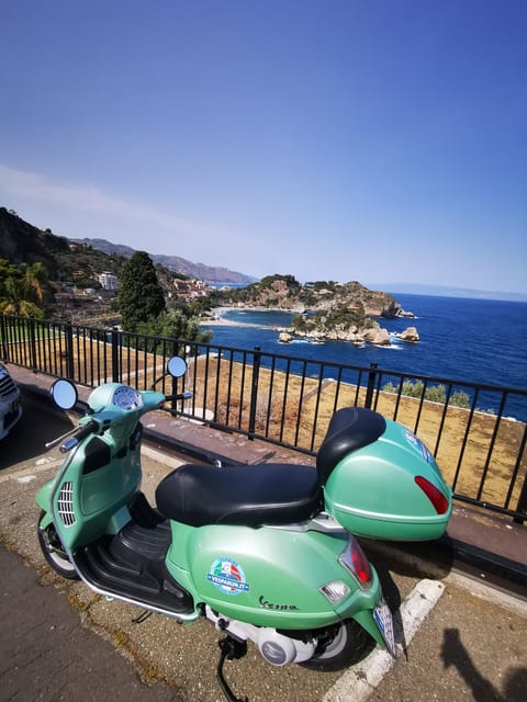 Panoramic Vespa tour of Taormina, Castelmola and White Lotus series locations - Starting at Via Vulcano 9 in Giardini Naxos