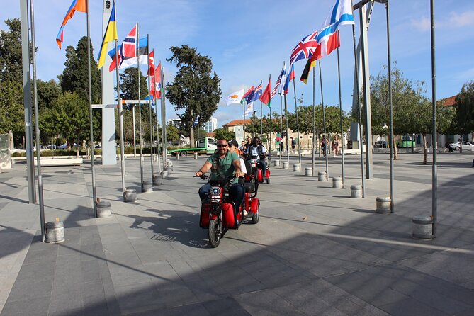 Paphos Electric Scooter Rental - Riding the Paphos coastal path