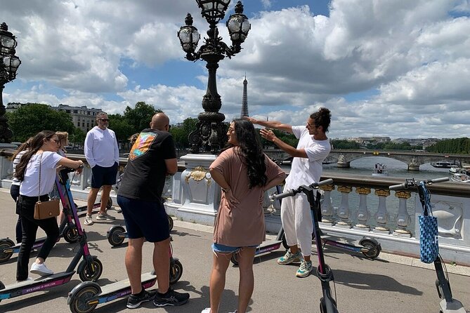Paris City Tour by E-Scooter with Fun Guide (Small groups) - The Eiffel Tower from a quieter viewpoint