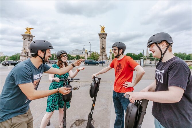 Paris E-Scooter Tour with fun & informative guide (small groups) - What the guides add