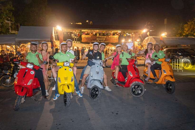 Phnom Penh Night Foodie Vespa Tour / Tuk Tuk Available - The Food Gets Braver: Insects, Frogs, Balut, and Buffalo