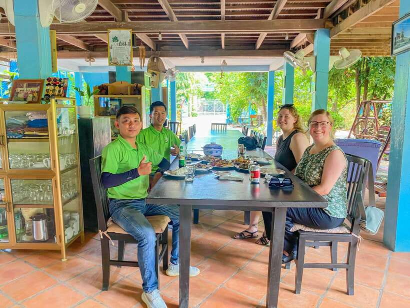 Phnom Penh Silk Island Haft Day Tour - Top Rating Experience - Crossing to the island by ferry