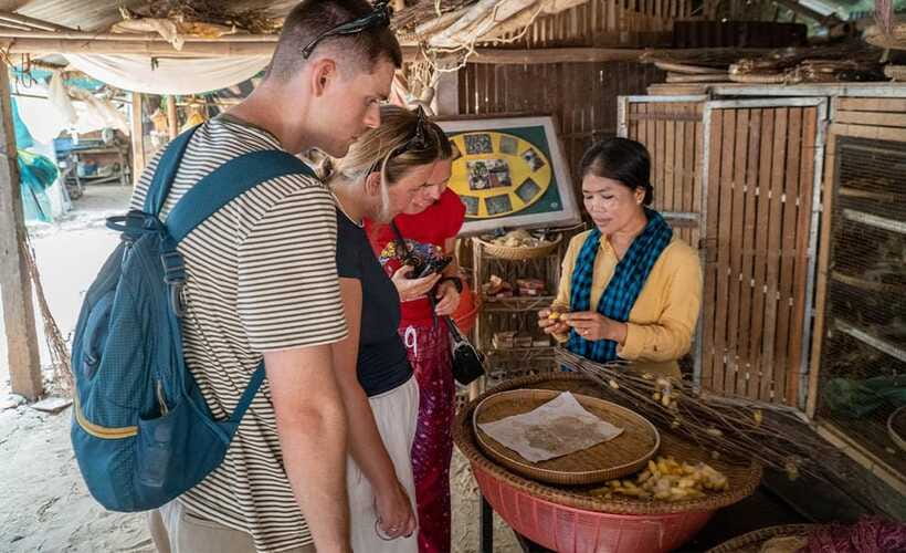 Phnom Penh: Silk Island Tour by Vespa with Tuk Tuk Available - The tofu skin workshop is an unexpected highlight