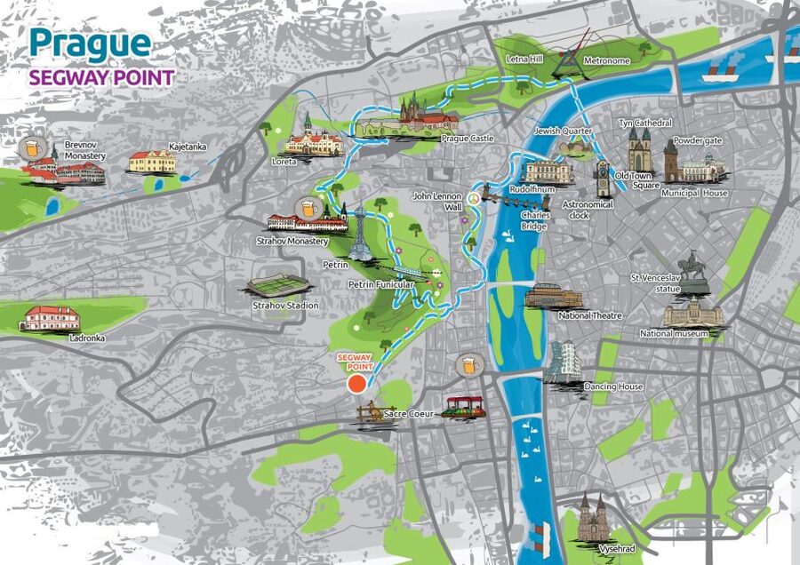 Prague: 2-Hour Old District & Riverside E-Scooter Tour - Why this two-hour route works well in Prague