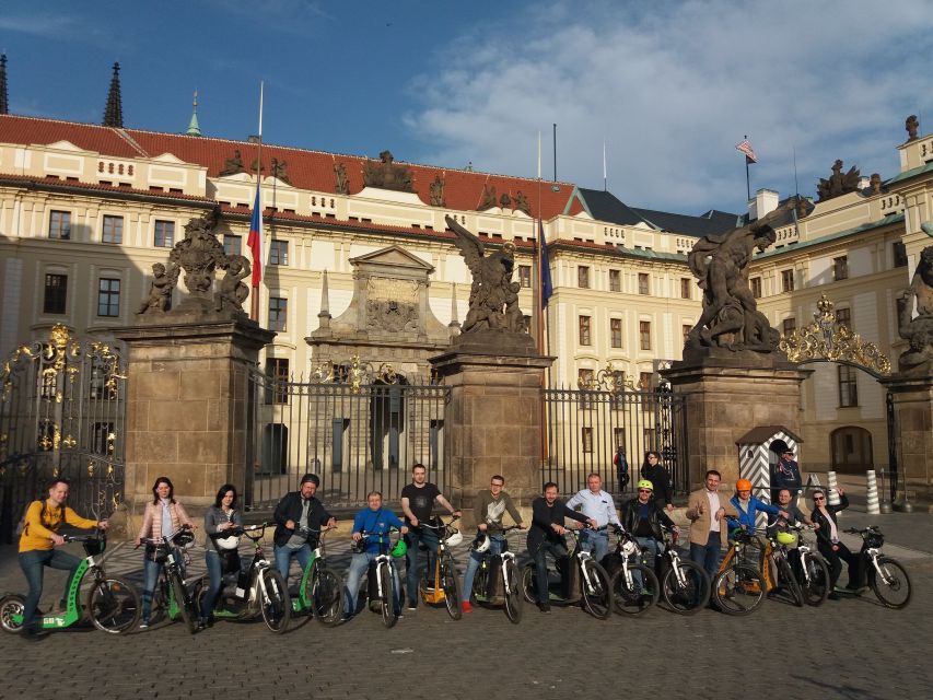 Prague: 2-Hour Old District & Riverside E-Scooter Tour - A quieter stretch at Strahov Monastery